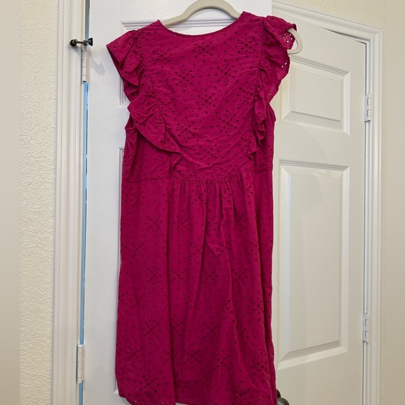 Fuschia Loft eyelet dress - Picture 3 of 3